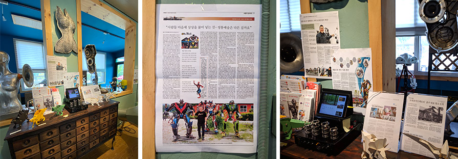 버려진 것들의 합체, 쓰레기와 폐교가 만나 ‘오대호아트팩토리’ 이미지8