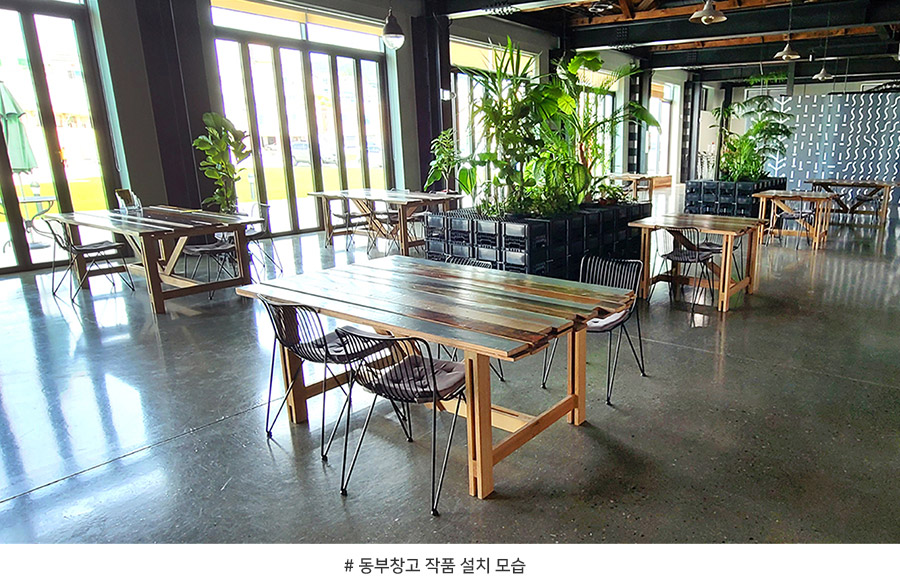 # 동부창고 작품 설치 모습